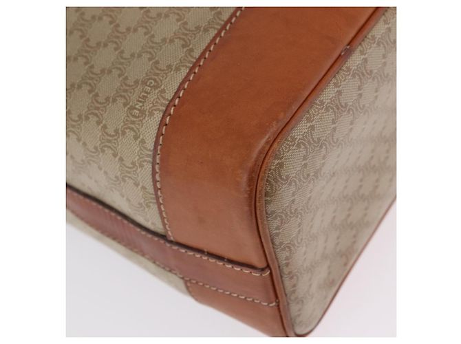 Céline CELINE Macadam Shoulder Bag PVC Beige Gold Tone Auth 211036 - Jerrillo - vista 13