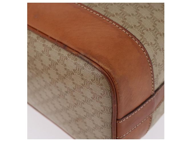 Céline CELINE Macadam Shoulder Bag PVC Beige Gold Tone Auth 211036 - Jerrillo - vista 14