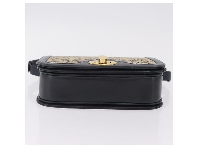 Céline CELINE C Macadam Canvas Schultertasche Navy Gold Auth 209321 - Jerrillo - Ansicht 10