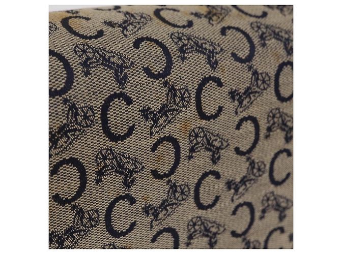 Céline CELINE C Macadam Canvas Schultertasche Navy Gold Auth 209321 - Jerrillo - Ansicht 3