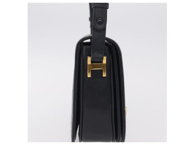 Céline CELINE C Macadam Canvas Schultertasche Navy Gold Auth 209321 - Jerrillo - Ansicht 6