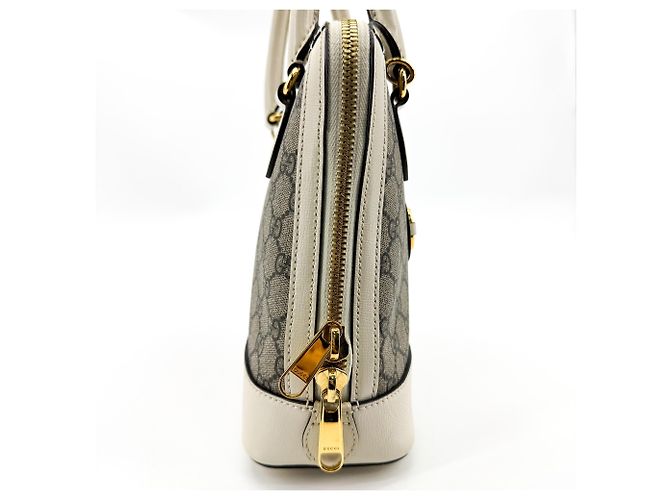 Gucci Horsebit 1955 Top Handle GG Coated Canvas with Leather Small - Ansicht 4