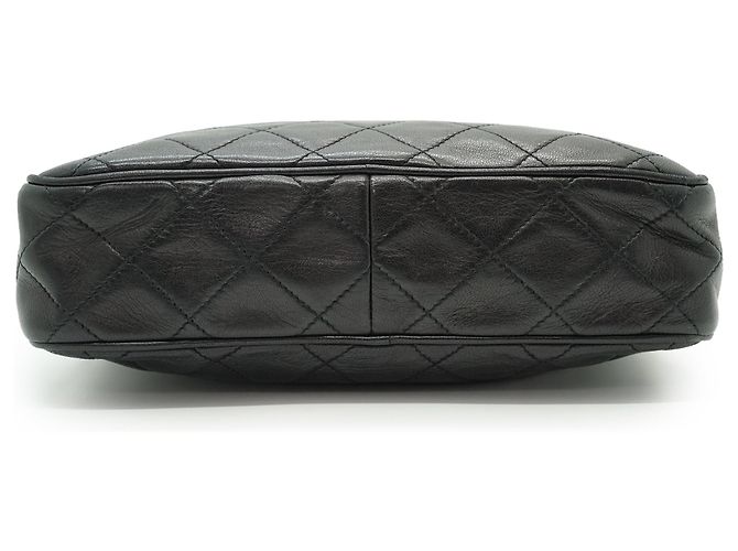Chanel Vintage CC Lambskin Matelasse Camera Bag mit Fransen und Kette - Ansicht 6