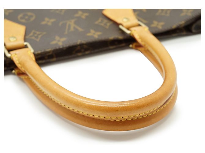 Louis Vuitton Monogram Sac Plat Marrom Lona e Couro - vista 10