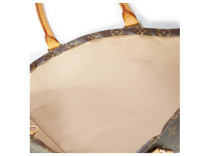 Louis Vuitton Monogram Sac Plat Marrom Lona e Couro - vista 11