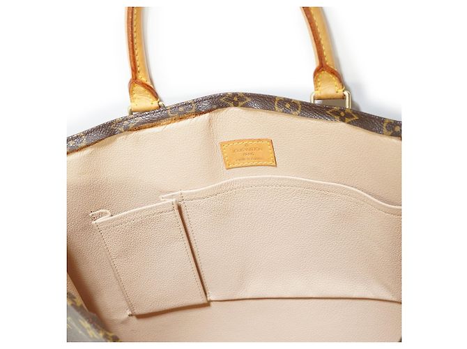 Louis Vuitton Monogram Sac Plat Marrom Lona e Couro - vista 12