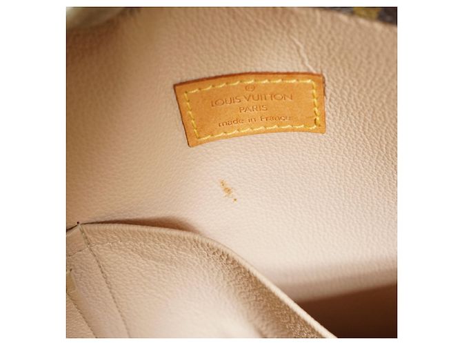 Louis Vuitton Monogram Sac Plat Marrom Lona e Couro - vista 15