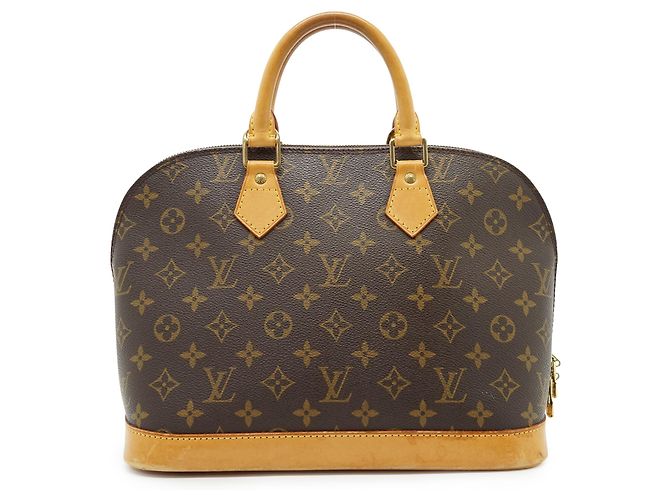 Louis Vuitton Monogram Alma PM Marrón Cuero - vista 2
