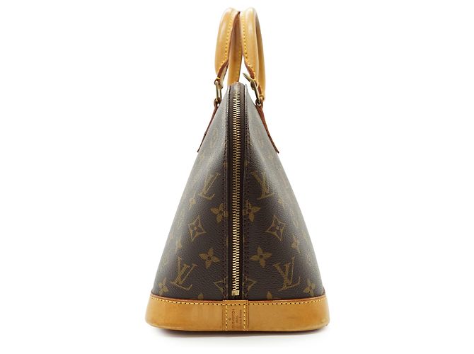 Louis Vuitton Monogram Alma PM Marrón Cuero - vista 3