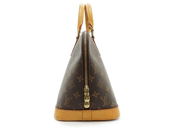 Louis Vuitton Monogram Alma PM Marrón Cuero - vista 4