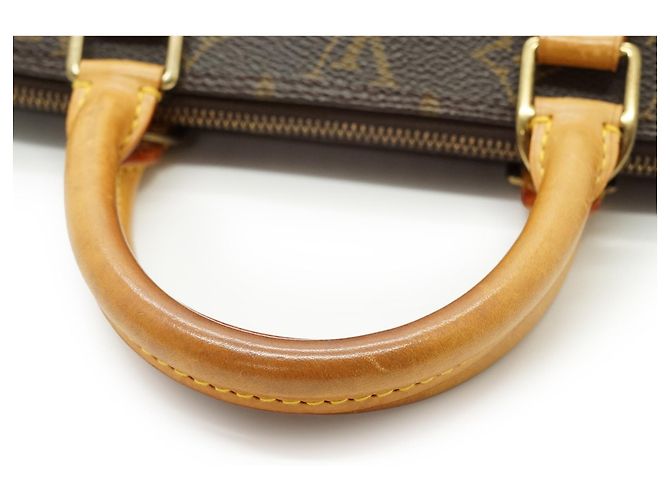 Louis Vuitton Monogram Alma PM Marrón Cuero - vista 9