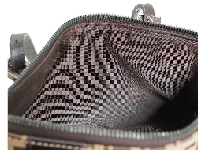Fendi Pochette Rettangolare Vintage Zucchino - vista 12