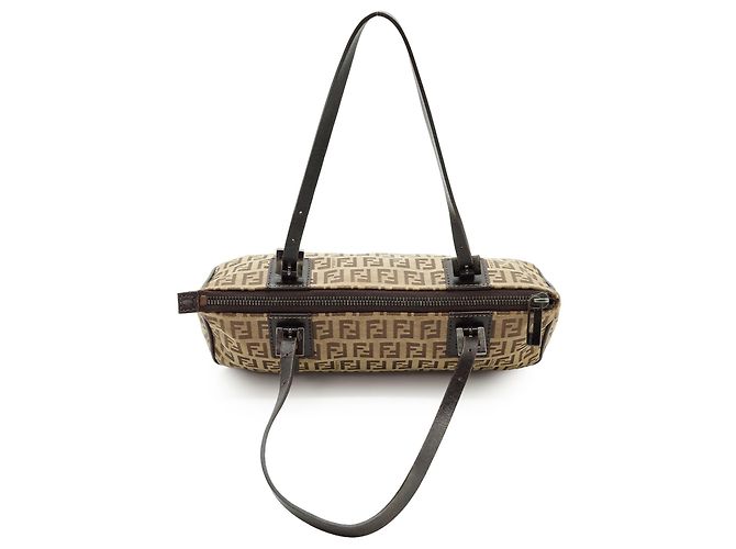 Fendi Pochette Rettangolare Vintage Zucchino - vista 8