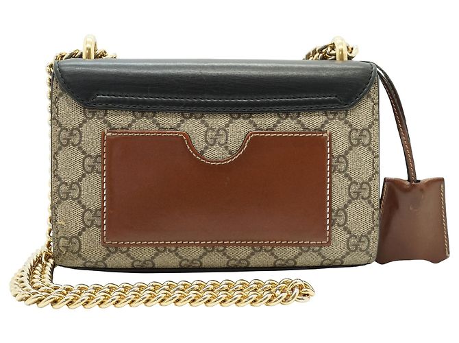 Gucci GG Supreme Coated Canvas Padlock Small Chain Schultertasche - Ansicht 2