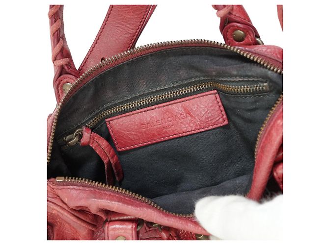 Balenciaga La borsa Twiggy Classic Studs Cassis Mini - vista 12