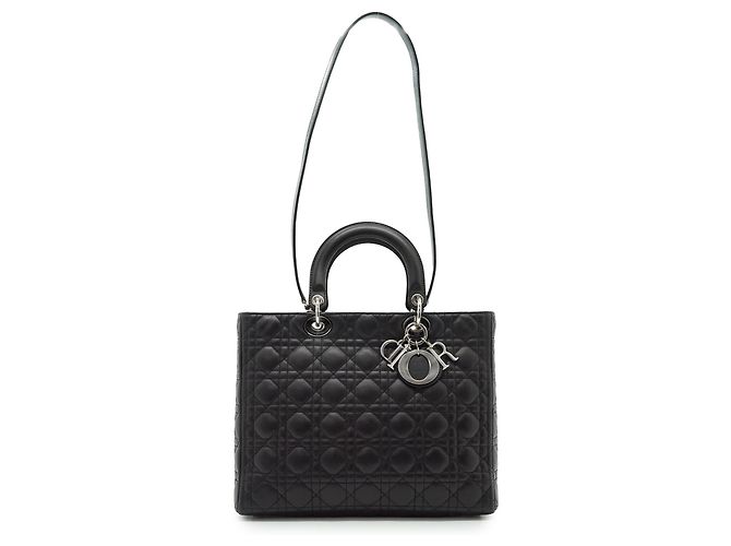 Lady Dior Large Cannage Lambskin - vista 3