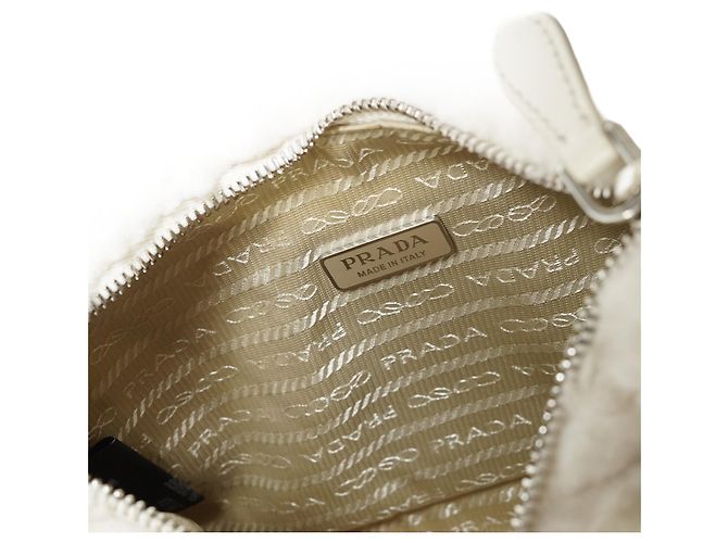 Prada Re-edition 2000 Shearling Mini Hobo - vista 13