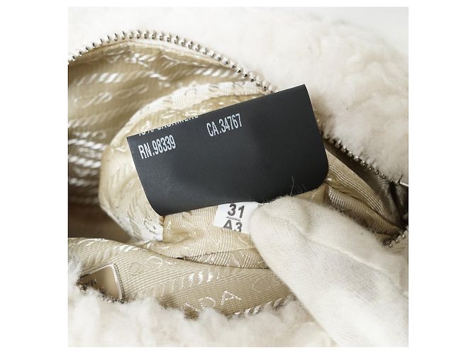 Prada Re-edition 2000 Shearling Mini Hobo - vista 16
