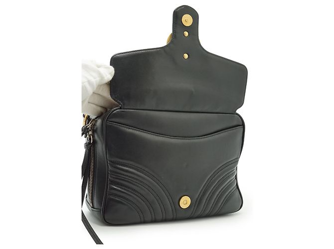Gucci GG Marmont Sylvie Web 2way Small Top Handle Bag - view 11