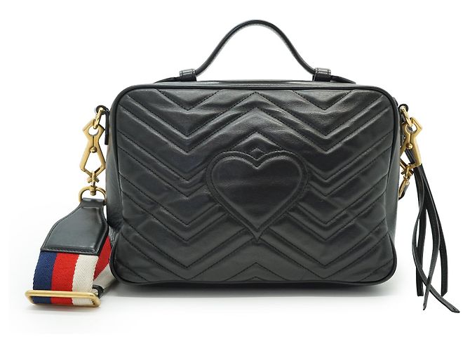 Gucci GG Marmont Sylvie Web 2way Small Top Handle Bag - view 2