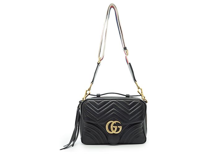 Gucci GG Marmont Sylvie Web 2way Small Top Handle Bag - view 3
