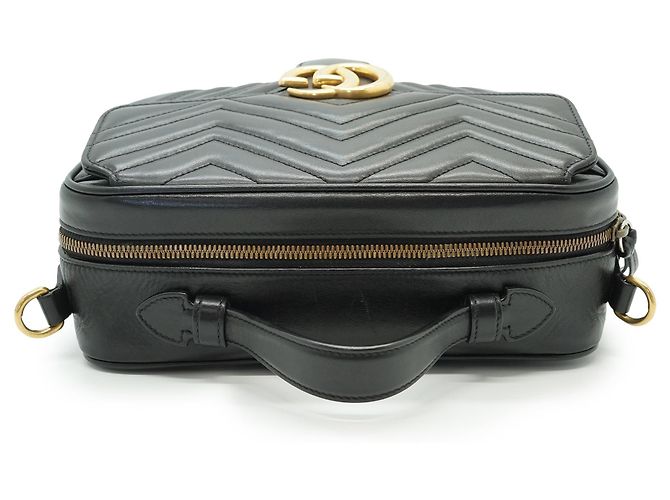 Gucci GG Marmont Sylvie Web 2way Small Top Handle Bag - view 9