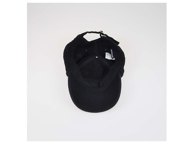 Jacquemus Black Canvas Classic Baseball Cap - view 4