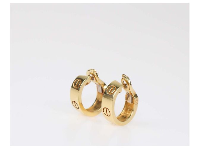 Orecchini Cartier Love Clip in oro giallo 18K - vista 2