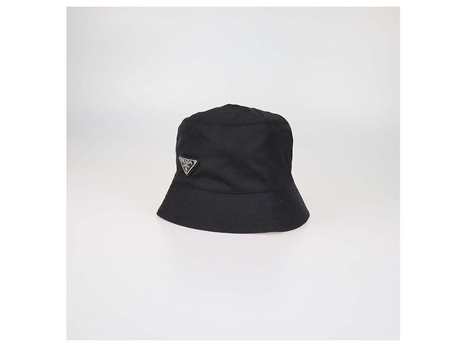 Sombrero bucket Prada de nailon negro - vista 2