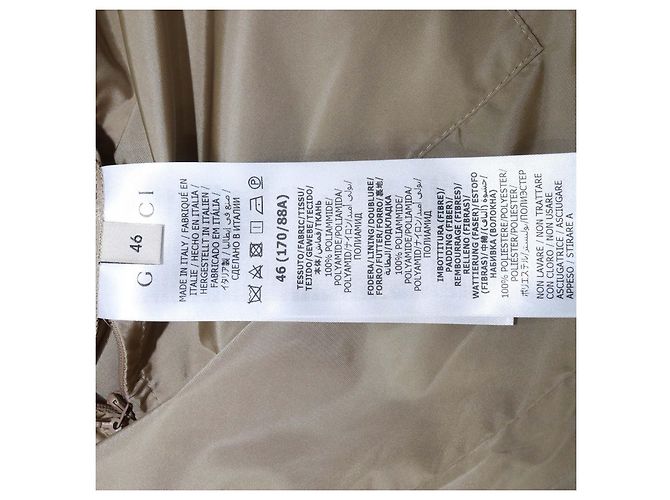 Giacca Gucci Centrum stampata in nylon GG beige - vista 6