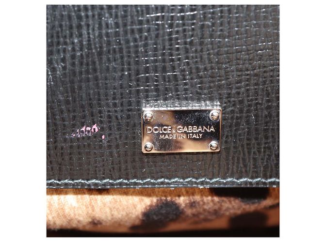 Borsa a mano Miss Monica Medium in pelle nera Dolce & Gabbana - vista 5