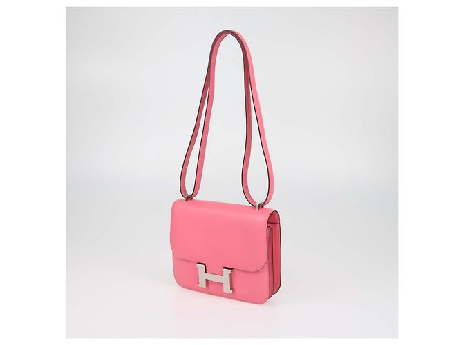 Hermès Hermes Rose Azalee Swift Leather Constance 18 Schultertasche - Ansicht 2