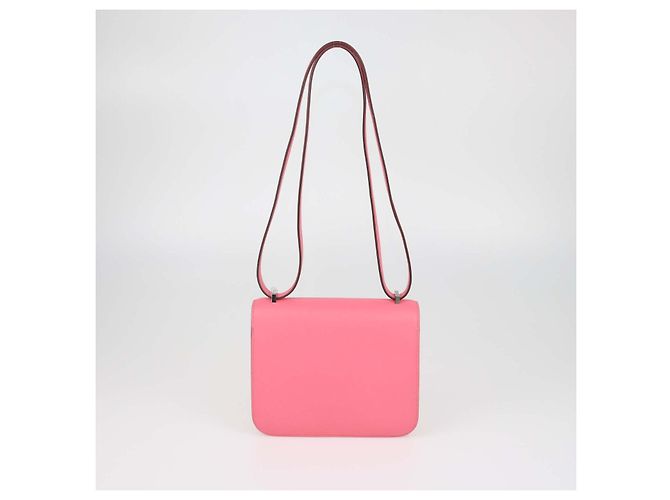Hermès Hermes Rose Azalee Swift Leather Constance 18 Schultertasche - Ansicht 3