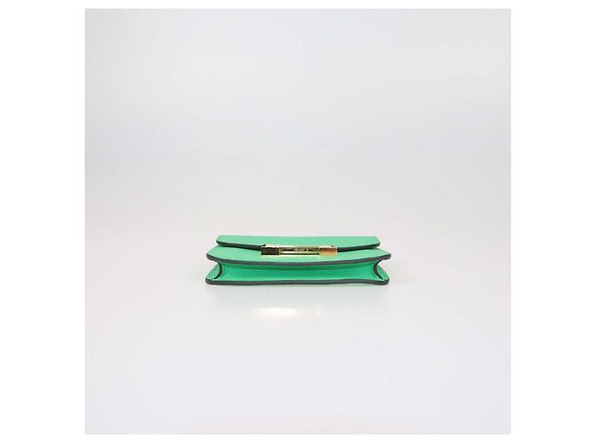 Hermès Portafoglio Constance Slim Hermes in pelle Evercolor Vert Comics - vista 3