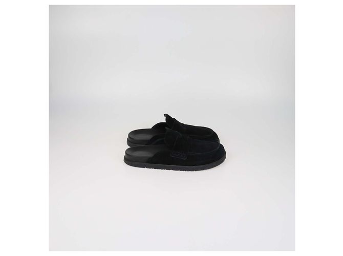 Hermès Hermes Black Suede Go Mule - Ansicht 3