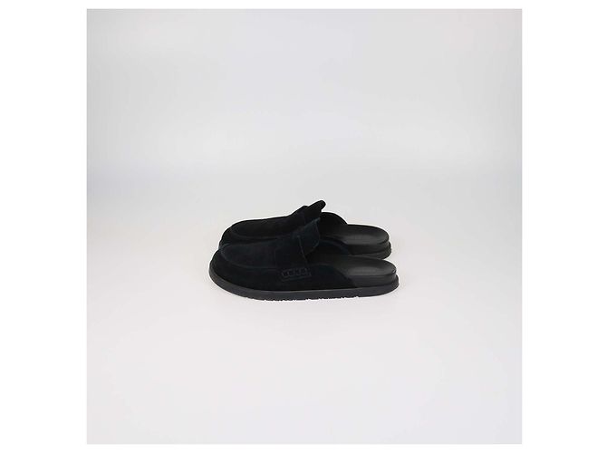 Hermès Hermes Black Suede Go Mule - Ansicht 4