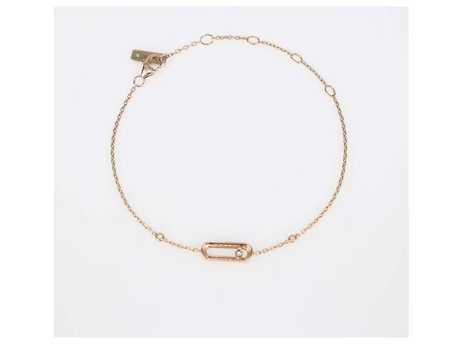 Pulseira Messika Move Uno Pave em ouro rosa 18K e diamantes - vista 5