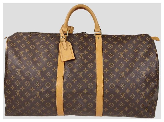 mala Louis Vuitton Monogram Canvas Keepall 60 - vista 3