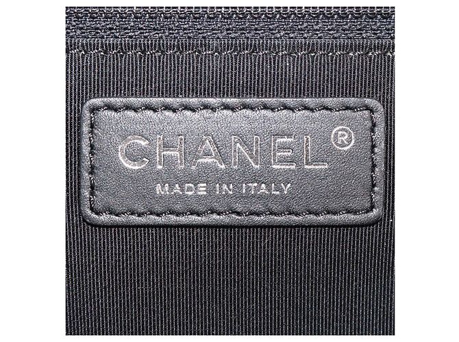 Borsa Bowling Chanel Blue, White Printed Canvas and Caviar Airlines Round Trip - vista 5