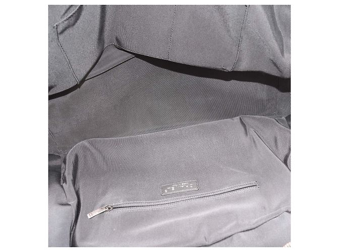 Borsa Bowling Chanel Blue, White Printed Canvas and Caviar Airlines Round Trip - vista 6