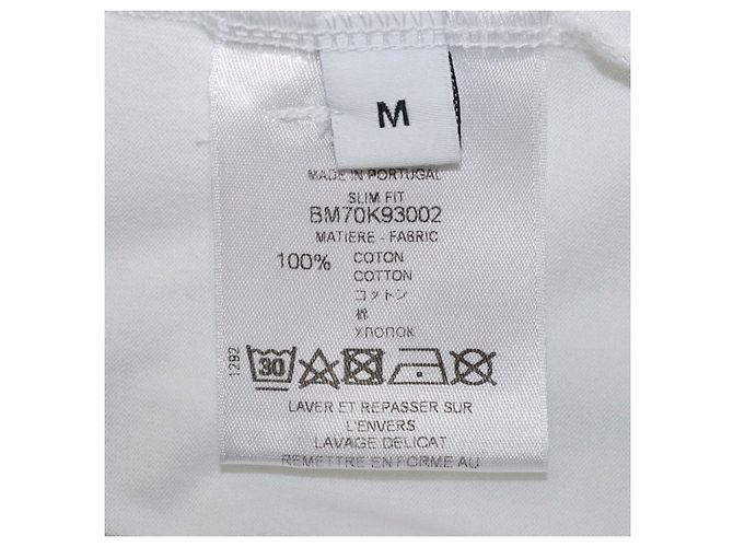 T-shirt girocollo in cotone bianco con logo stampato Givenchy - vista 6