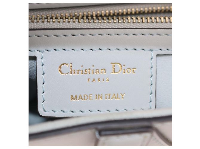 Bolsa Saddle Christian Dior em couro azul claro com alça - vista 5