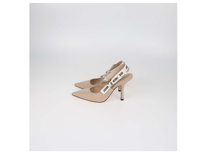 Christian Dior J'Adior Slingback Pumps aus technischem Stoff in Nude - Ansicht 4