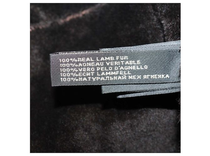 Ralph Laurent Toggle Loop Jacke aus dunkelbraunem Wildleder und Lammfell - Ansicht 6