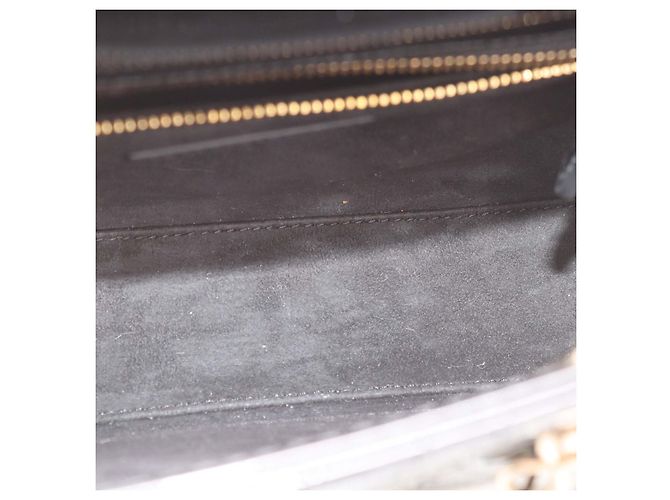 Picca borsa Lady Dior in pelle verniciata nera Cannage Christian Dior - vista 6