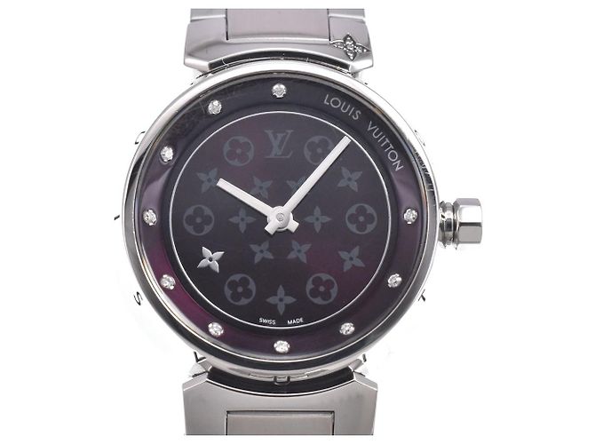 Louis Vuitton Tambour Quartz Stainless Steel 28 - vista 2