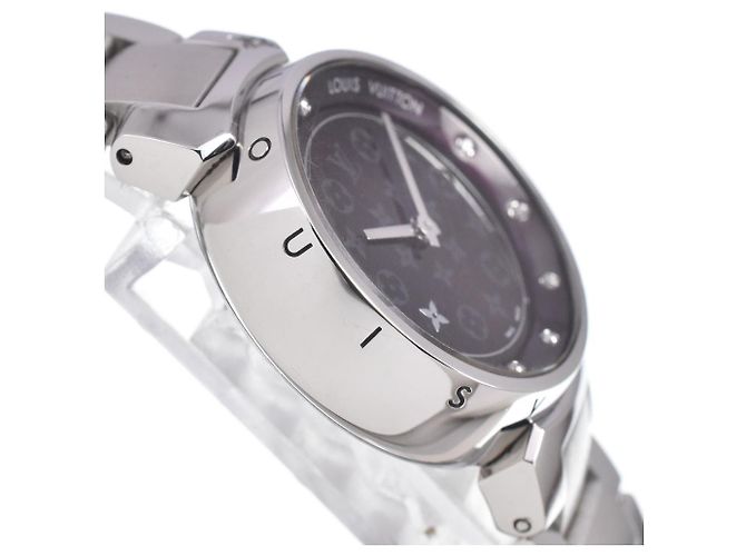 Louis Vuitton Tambour Quartz Stainless Steel 28 - vista 4