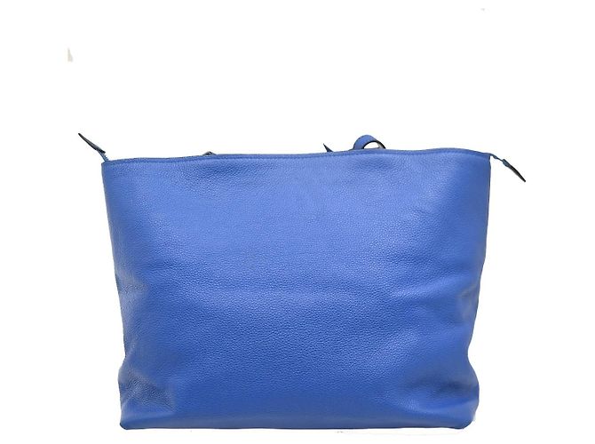 Prada Shopping Vitello Daino Medium con bolsillo frontal - vista 2