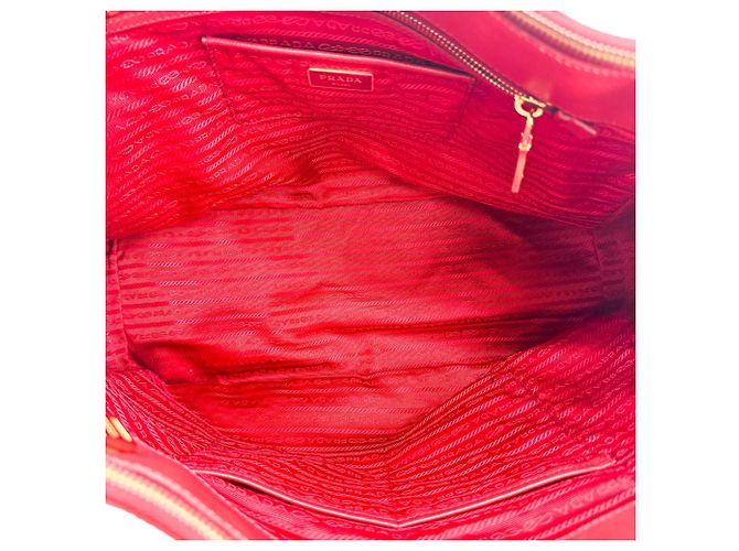 Prada Double Zip Lux Vernice Saffiano Leather Medium - vue 5
