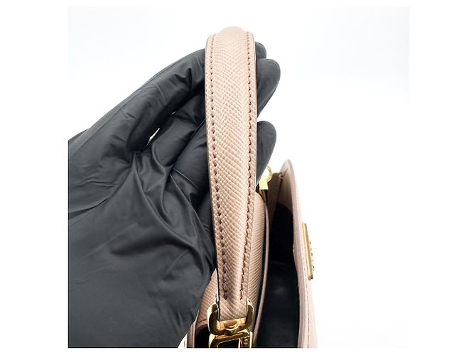 Prada Matinee Top Handle Saffiano Leather Micro - vista 7
